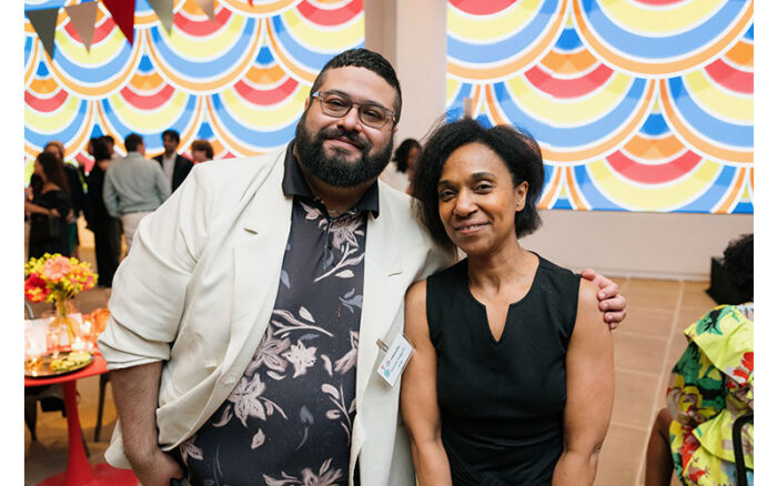 Antonio Pulgarin (alumni artist) & Pascale Pradel (Janklow Awardee)